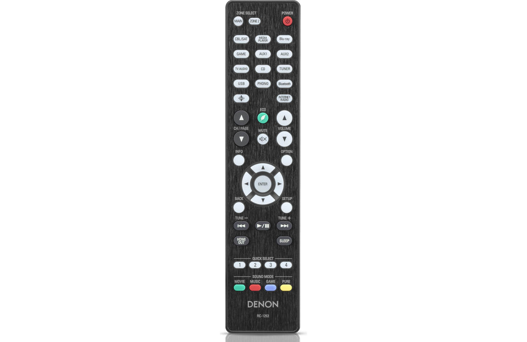 Denon AVR-X3800H 9.4-channel home theatre receiver with Dolby Atmos®, Bluetooth®, Apple AirPlay® 2, and Amazon Alexa compatibility
