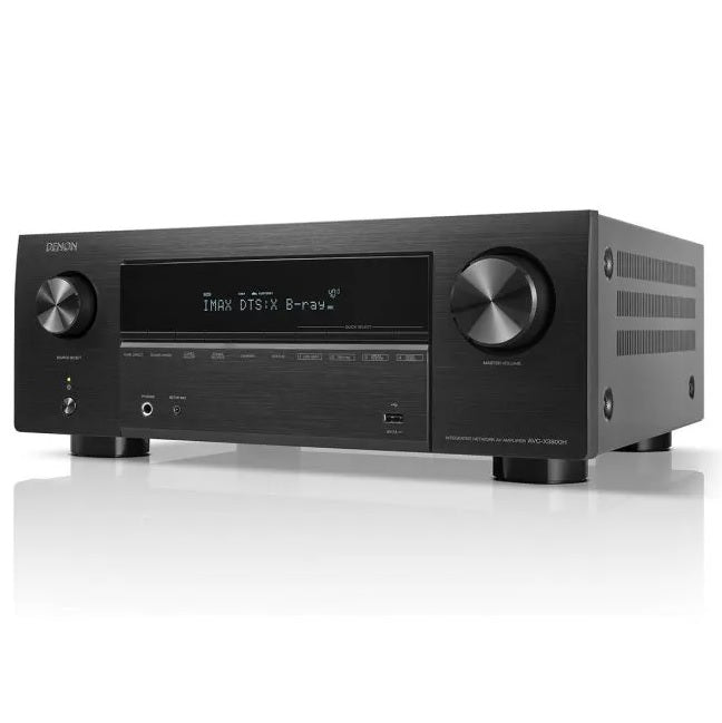 Denon AVR-X3800H 9.4-channel home theatre receiver with Dolby Atmos®, Bluetooth®, Apple AirPlay® 2, and Amazon Alexa compatibility