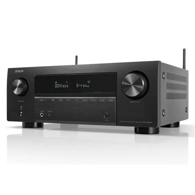 Denon AVR-X2800H, 7.2ch, WiFi, Blutooth, 8K, 3D Audio, Dolby Atmos and DTS:X AV Receiver with HEOS® Built-in