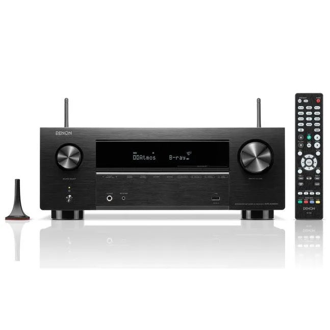 Denon AVR-X2800H, 7.2ch, WiFi, Blutooth, 8K, 3D Audio, Dolby Atmos and DTS:X AV Receiver with HEOS® Built-in